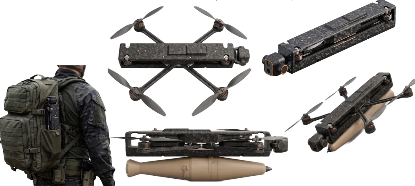 Micro Kamikaze UAV